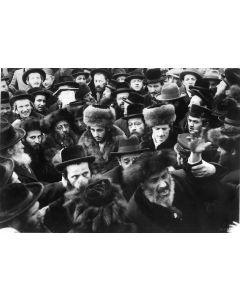 Album of c.19 photographs. Displaying portraits and synagogues; events relating to a visit by the Grand Rabbi of Bobov, as well as the aftermath of the Kielce pogrom (1946) Most all Eastern Europe. Most identified.