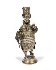 SILVER PURIM GOBLET.