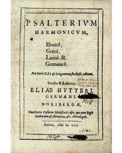 Psalterium Harmonicum.