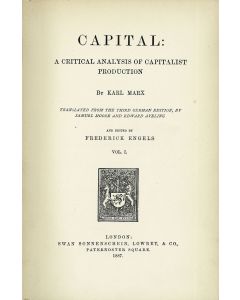 Capital: A Critical Analysis of Capitalist Production.