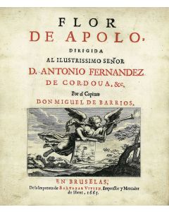 Flor de Apolo [“Flower of Apollo”: collected poetry].