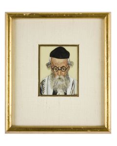 Miniature Portrait of The Chazon Ish.