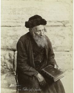 Rabbin Juif a Jerusalem.