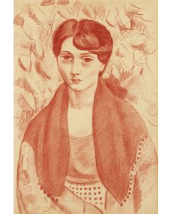 Study for Femme au Chale Polonaise (“Woman in a Polish Shawl”), 1928.