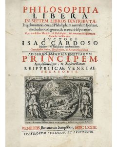 Isaac (Fernando) Cardoso. Philosophia Libera.