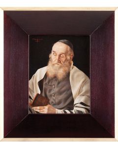 Portrait of a Rabbi Praying.