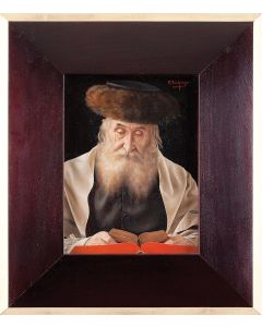 Portrait of a Rabbi with Shtreimel.