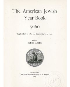 Complete set of American Jewish Year Books (1900-2007).
