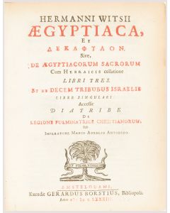 Aegyptiaca et Dekaphylon, sive, De Aegyptiacorum Sacrorum… et De Decem Tribubus Israelie.