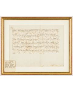 Notification document of the Bailiff of the Court of Cervera concerning Samuel Cavaller(ia), a Jew from Cervera.