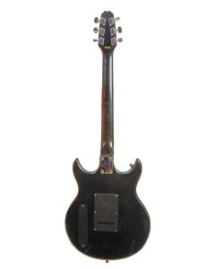 Hohner, Inc., Baron Model, the 22-fret rosewood fingerboard, the twin humbucking pickups. Scale length 24.5 in., with case.