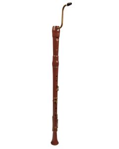 Linton, The three-section wood body, the brass keys and neck, with soft case.
