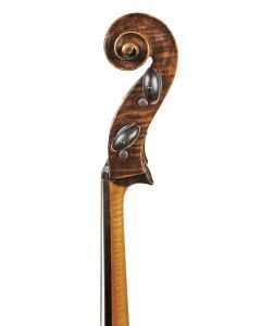 Labeled MONTERUMICI ARMANDO/?? IN BOLOGNA 1920, length of two-piece back 758 mm., with case.