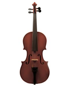 c. 1988, labeled AR SEIDEL/MITTENWALD OBB/HAND MADE COPY OF ANTONIUS STRADIVARIUS WEST GERMANY, length of two-piece back 318 mm.