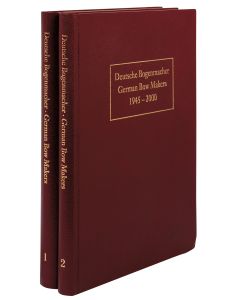 German Bowmakers, two volumes, number 88 of 200, signed by the authors.Deluxe Leather-bound Edition.