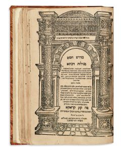 Sepher Rabboth [on Pentateuch and Five Scrolls]. With super-commentary Matnath Kehunah.