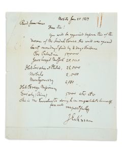Eckman, Julius. Autograph Letter Signed written to Isaac Leeser, in English and few words in Hebrew.