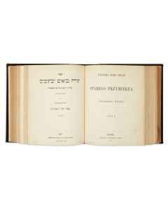 Polish, Hebrew, English). The Holy Scriptures of the Old Testament. Part I: Text in Hebrew and English. pp. (3), 660. * Bible. Old Testament. Part II: Text in Hebrew and Polish. pp. (6), 664-1384.