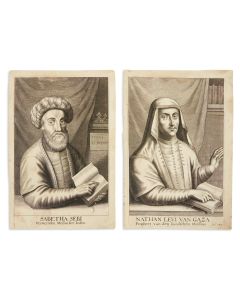 Two half-length portraits.