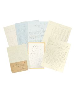 Group of Nineteen Autograph Letters Signed, all written to <<Isaac Leeser>> on assorted community and related matters. Texts in English, German and Hebrew.