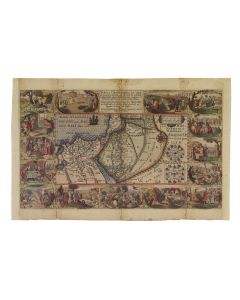Tabula Geographica in qua Israelitarum ab Aegypto ad Kenahanaeam usque Profectiones Omnes.