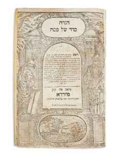 Hagadah Seder shel Pesach. With Judeo-German translation, laws and instructions