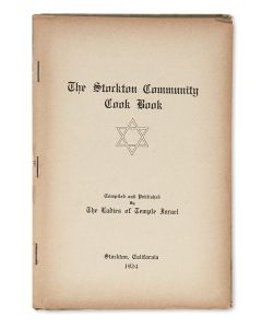 The Stockton Community Cook Book, Compiled and Published by the Ladies of Temple Israel.
