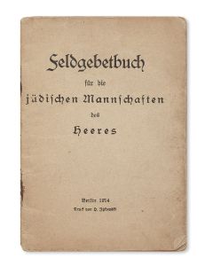 Feldgebetbuch für die jüdischen mannschaften des heeres.