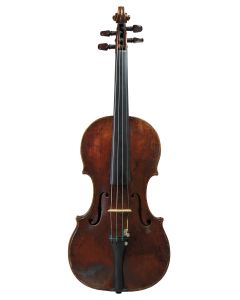 Probably Kloz family, Mittenwald, c. 1770, labeled “…GEORGE KLOZ…”, length of one-piece back 353 mm.