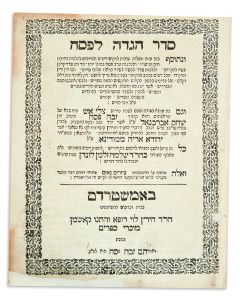 Seder Hagadah LePesach.