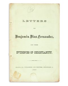Benjamin Dias Fernandez. Letters on the Evidences of Christianity.