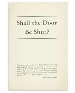 Shall the Door be Shut?