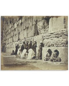 <<BONFILS, FELIX.>> Jerusalem, Mur ou les Juifs vont pleurer [“Jerusalem, Wall Where the Jews Go to Cry.”]