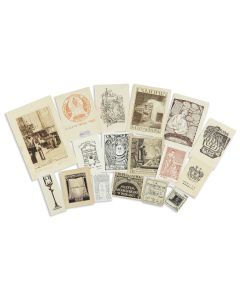 Notable collection of bookplates belonging to Jewish personalities and institutional collections.