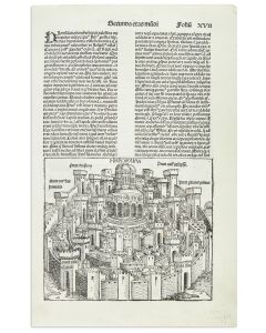 Hierosolyma, Templum Salomois [“Solomon’s Temple, Jerusalem”].