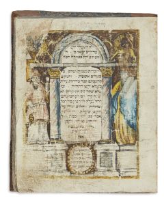 “Hazkorath Neshamoth…” Anthology of Hebrew prayers for the Sabbath, mostly for the Hazan.