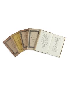 Collection of five <<Surinam>> Almanacs.�