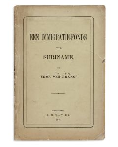 A pair of publications concerning <<Suriname>> by brothers from a Portuguese-Jewish family, long resident in Surinam.�