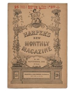 (Twain, Mark). Harper’s New Monthly Magazine. Number 592.