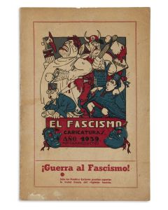 Julián Gamoneda. El Fascismo. Caricaturas. Año 1939.