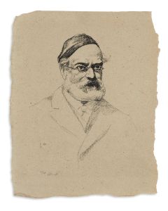 Portrait of Rabbiner Samson Raphael Hirsch.