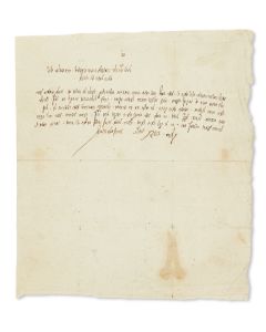 (Rabbi of Siniyatin and Jassy, 1787-1850). Autograph Letter Signed, written in Hebrew.