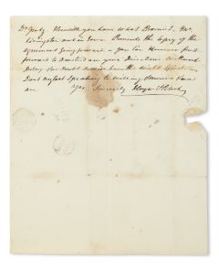Moses Michael Hays and Myer Polock. Autograph Document Signed, written to Michael Gratz.