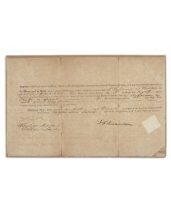 Abraham Moïse (1736-1809). Document Signed.