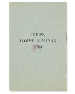 Luach - Jodisk Lomme Almanak 5704.