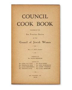 Council Cook Book.