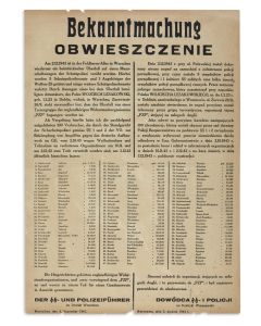 Group of c. 18 printed and manuscript items in German, Polish, Czech.