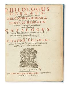 Philologus Hebraeus,
