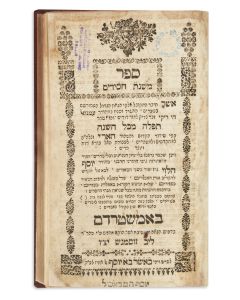 <<Raphael Immanuel Hai Ricchi.>> Mishnath Chassidim [prayers through the year].