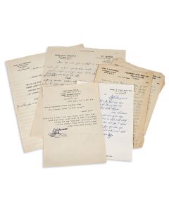 Group of c. 12 Letters from US Post-War Chassidic Figures.
